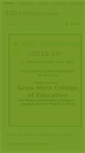 Mobile Screenshot of growmore.ac.in